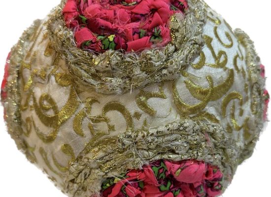 Prayer of Day Nine:  Work Size: 70 cm Medium: Embroidery on fabric